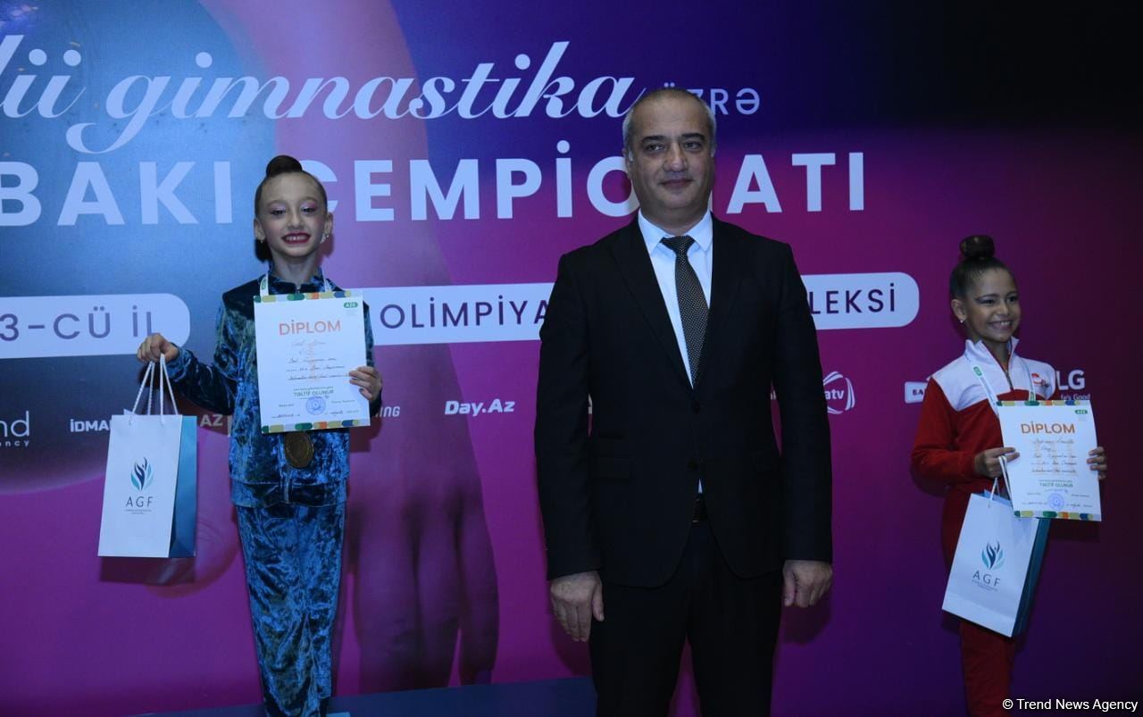 Azerbaijani medalists take pride in Baku Rhythmic Gymnastics Championship