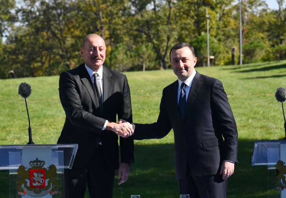President Ilham Aliyev made great contribution to strengthening of friendship and brotherhood between our peoples - Georgian PM