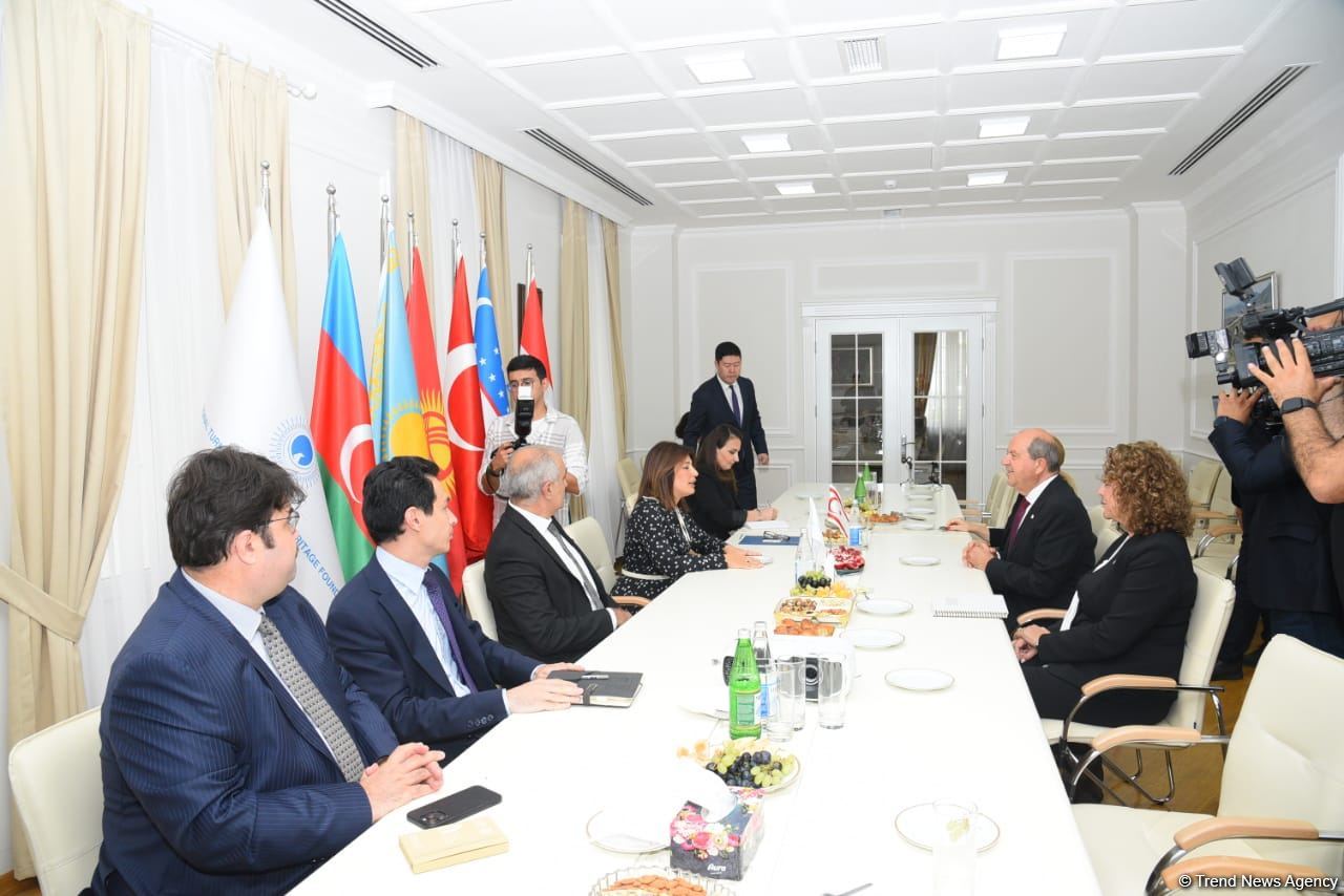 President of Northern Cyprus visits International Turkic Culture and Heritage Foundation (PHOTO)