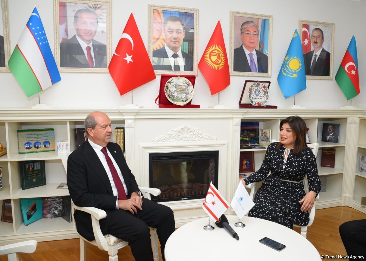 President of Northern Cyprus visits International Turkic Culture and Heritage Foundation (PHOTO)