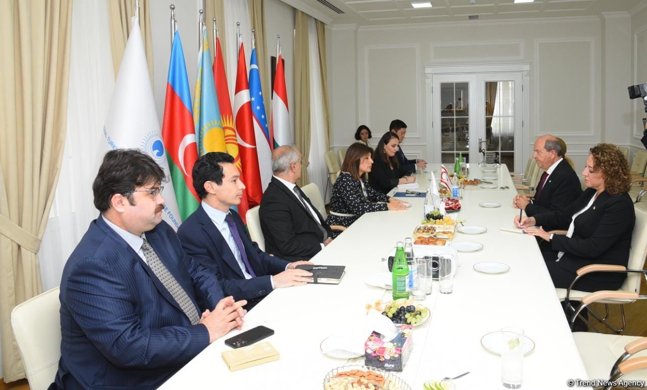 President of Northern Cyprus visits International Turkic Culture and Heritage Foundation (PHOTO)