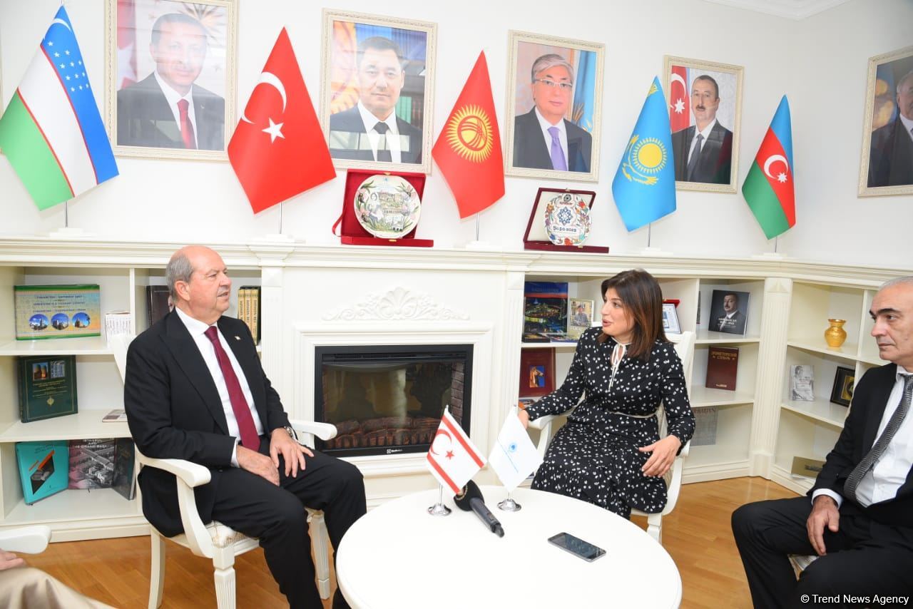 President of Northern Cyprus visits International Turkic Culture and Heritage Foundation (PHOTO)