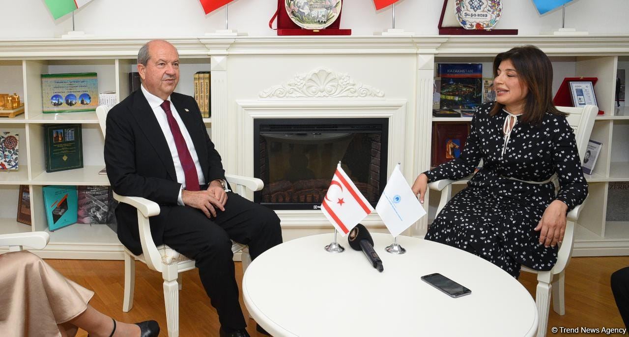 President of Northern Cyprus visits International Turkic Culture and Heritage Foundation (PHOTO)