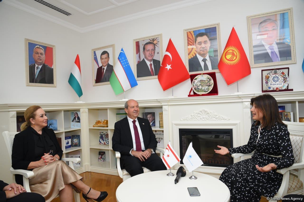 President of Northern Cyprus visits International Turkic Culture and Heritage Foundation (PHOTO)