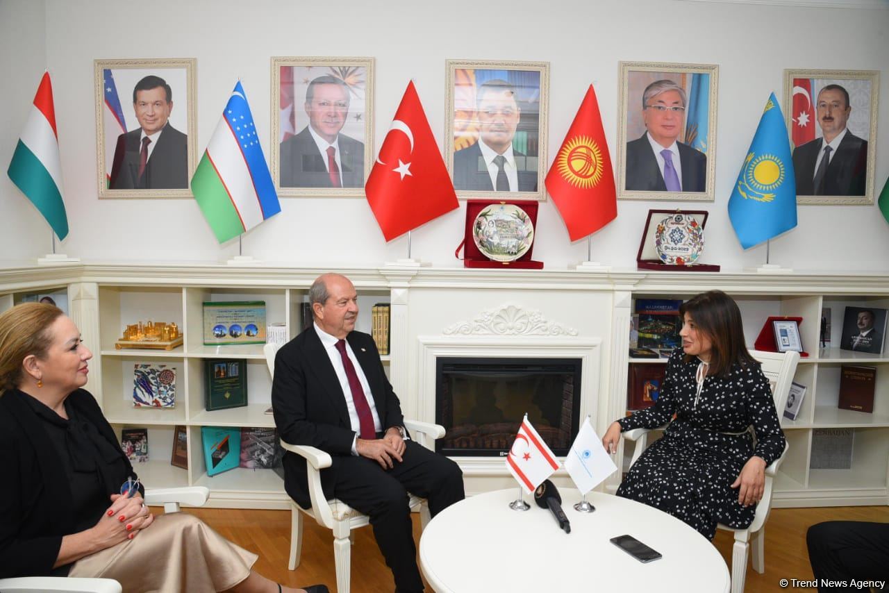 President of Northern Cyprus visits International Turkic Culture and Heritage Foundation (PHOTO)