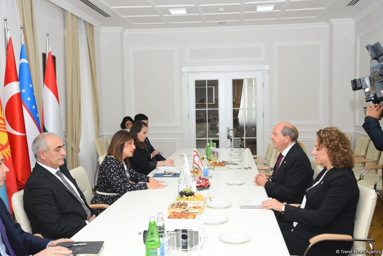 President of Northern Cyprus visits International Turkic Culture and Heritage Foundation (PHOTO)