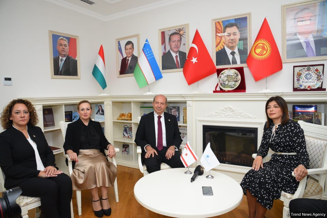 President of Northern Cyprus visits International Turkic Culture and Heritage Foundation (PHOTO)