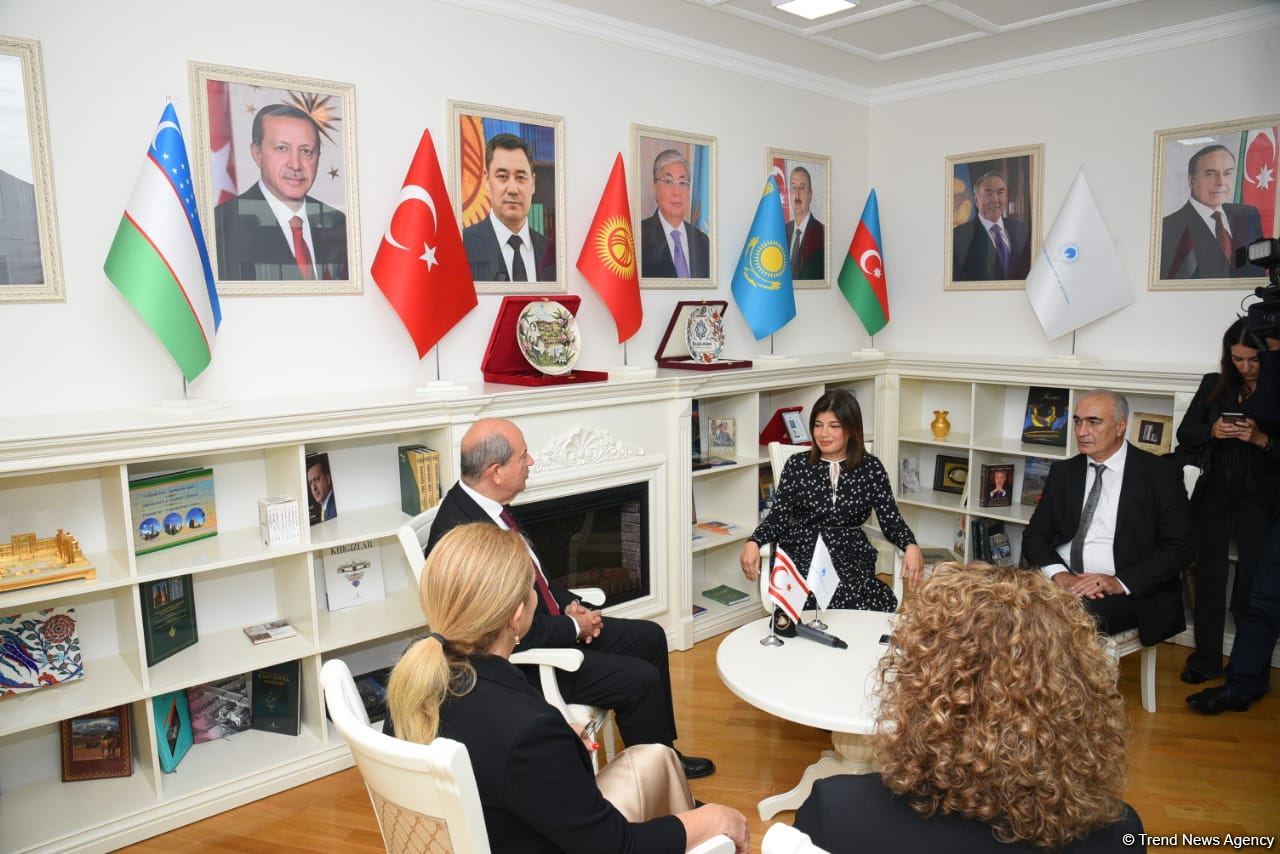 President of Northern Cyprus visits International Turkic Culture and Heritage Foundation (PHOTO)