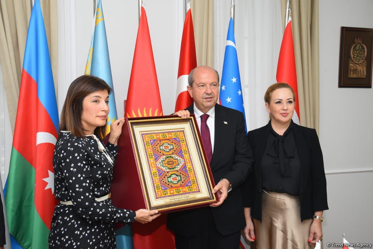 President of Northern Cyprus visits International Turkic Culture and Heritage Foundation (PHOTO)