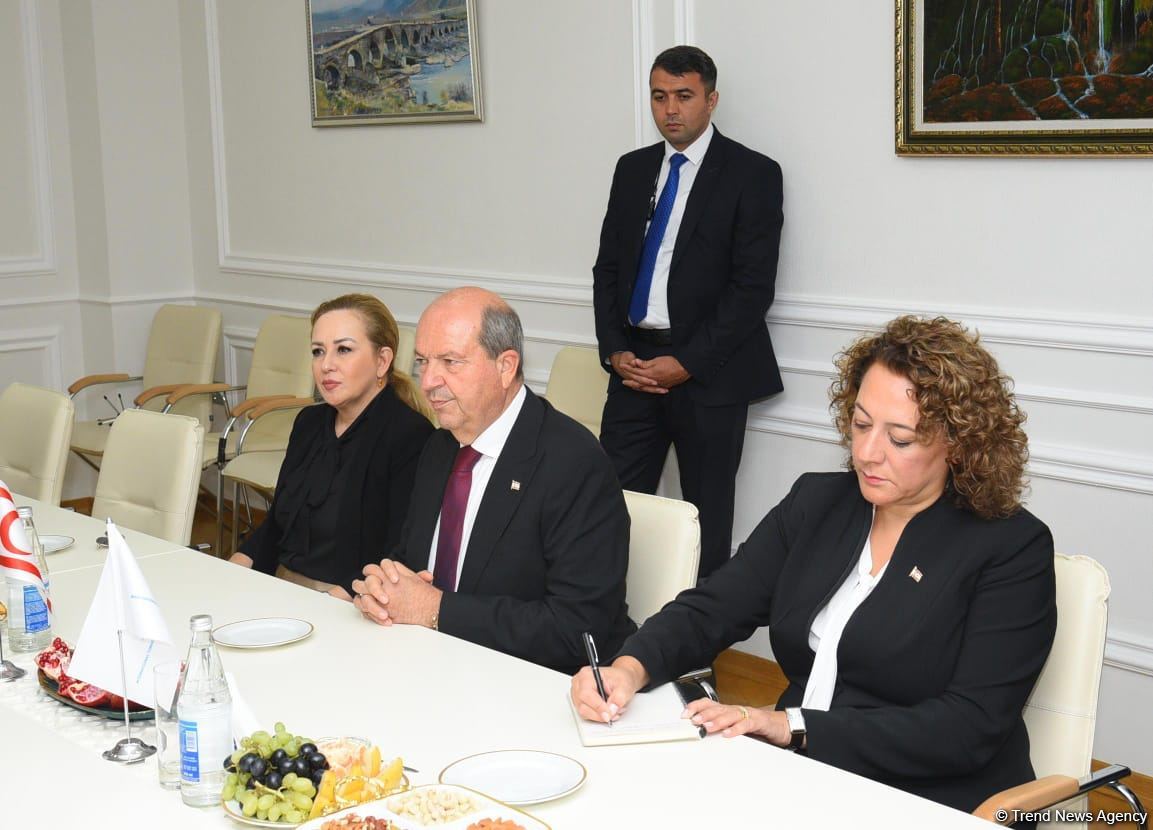 President of Northern Cyprus visits International Turkic Culture and Heritage Foundation (PHOTO)