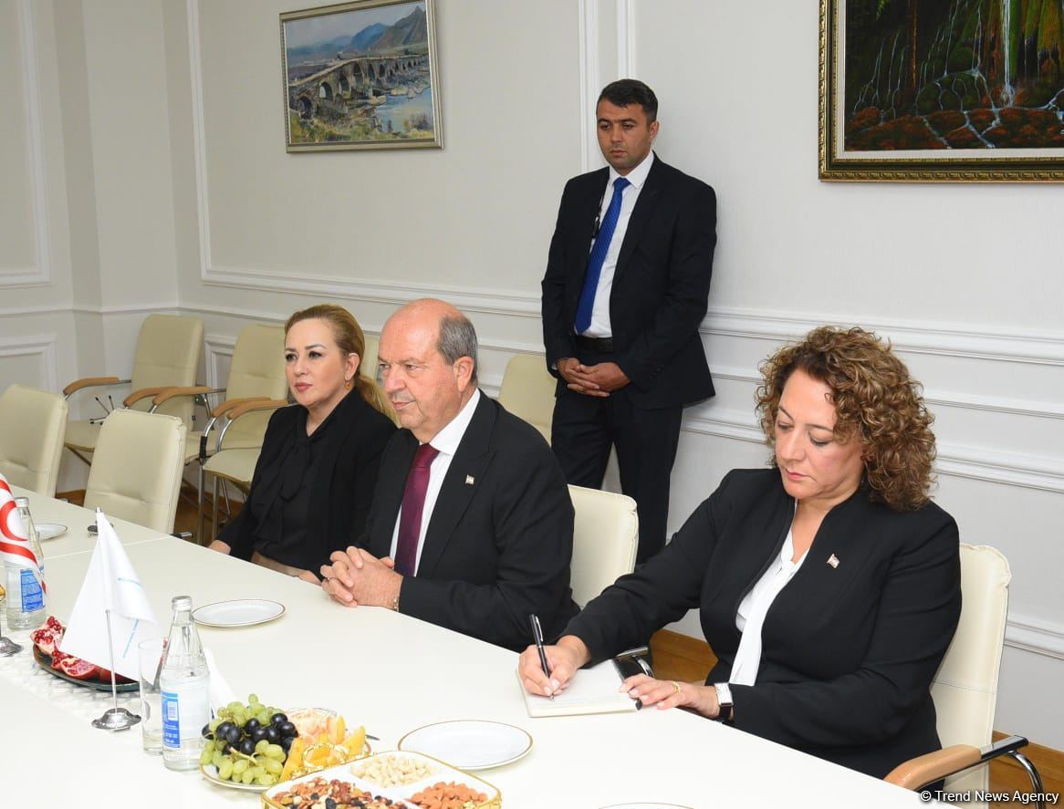 President of Northern Cyprus visits International Turkic Culture and Heritage Foundation (PHOTO)