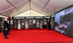 President Ilham Aliyev attends opening and groundbreaking ceremonies of new enterprises in Sumgayit Chemical Industrial Park (PHOTO/VIDEO)
