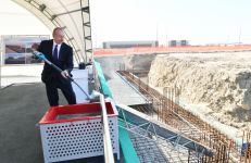 President Ilham Aliyev attends opening and groundbreaking ceremonies of new enterprises in Sumgayit Chemical Industrial Park (PHOTO/VIDEO)