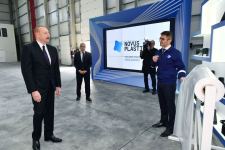 President Ilham Aliyev attends opening and groundbreaking ceremonies of new enterprises in Sumgayit Chemical Industrial Park (PHOTO/VIDEO)