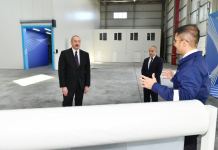 President Ilham Aliyev attends opening and groundbreaking ceremonies of new enterprises in Sumgayit Chemical Industrial Park (PHOTO/VIDEO)