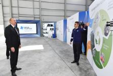 President Ilham Aliyev attends opening and groundbreaking ceremonies of new enterprises in Sumgayit Chemical Industrial Park (PHOTO/VIDEO)