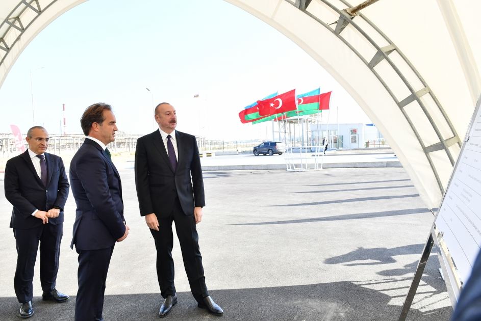 President Ilham Aliyev attends opening and groundbreaking ceremonies of new enterprises in Sumgayit Chemical Industrial Park (PHOTO/VIDEO)