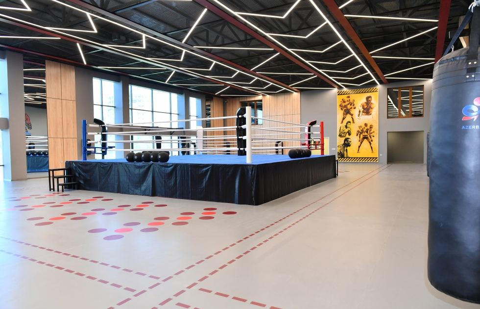 President Ilham Aliyev views conditions created at rebuilt Sumgayit City Stadium (PHOTO/VIDEO)