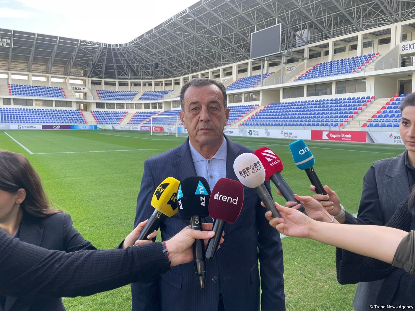 Azerbaijan's Sumgayit city stadium project envisages vast parking spaces - director (PHOTO)