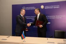 Azerbaijani State Service of Special Communication and Information Security, CBA sign MoU (PHOTO)