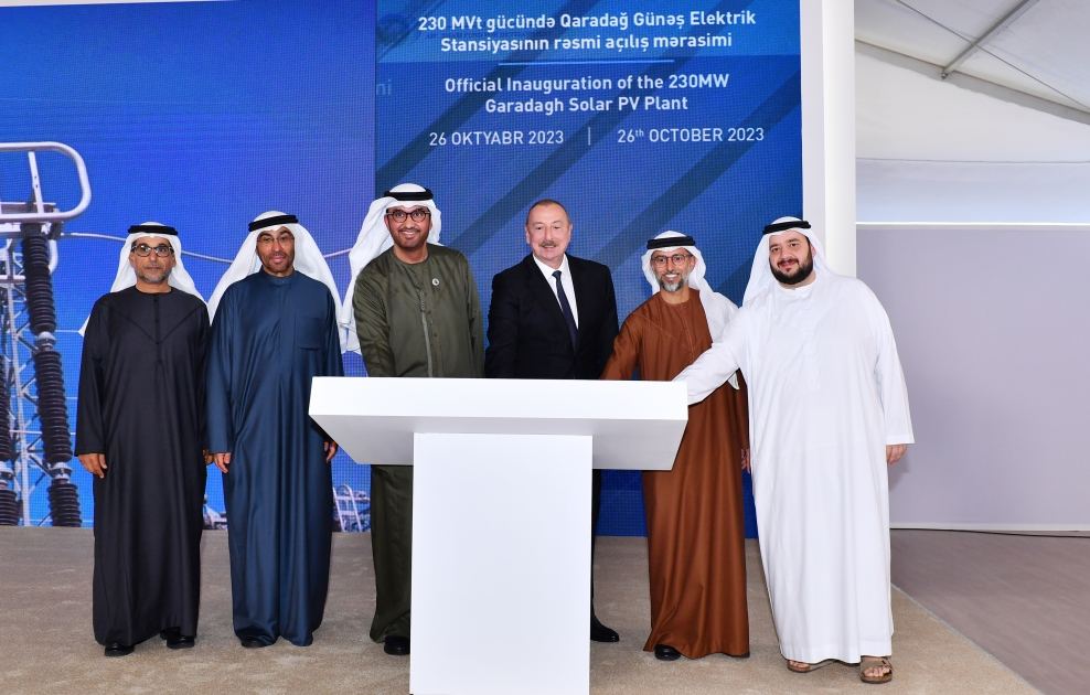 President Ilham Aliyev's renewable energy vision - Azerbaijan as magnet for global investments