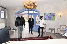 President Ilham Aliyev, First Lady Mehriban Aliyeva attend opening of Yasaman Hotel in Shusha (PHOTO)