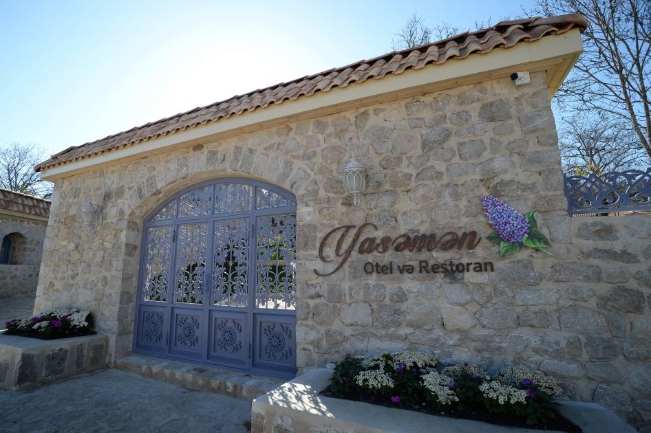 President Ilham Aliyev, First Lady Mehriban Aliyeva attend opening of Yasaman Hotel in Shusha (PHOTO)