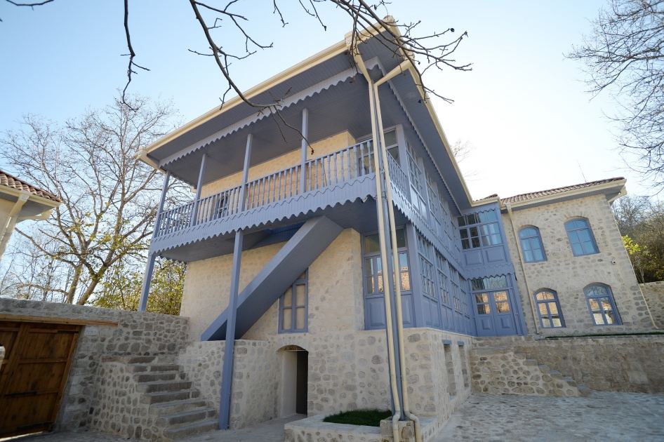 President Ilham Aliyev, First Lady Mehriban Aliyeva attend opening of Yasaman Hotel in Shusha (PHOTO)