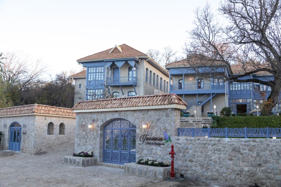 President Ilham Aliyev, First Lady Mehriban Aliyeva attend opening of Yasaman Hotel in Shusha (PHOTO)
