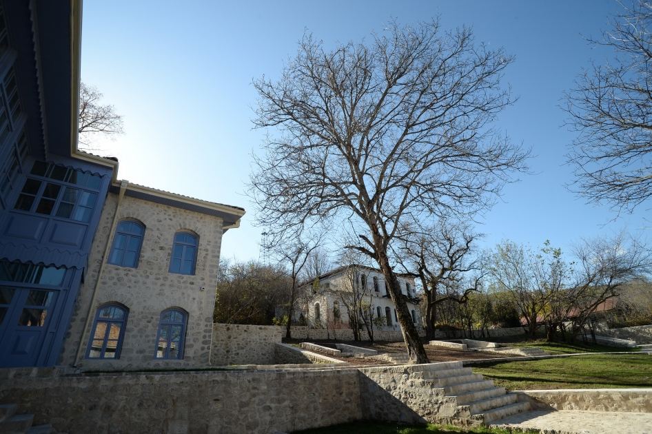 President Ilham Aliyev, First Lady Mehriban Aliyeva attend opening of Yasaman Hotel in Shusha (PHOTO)