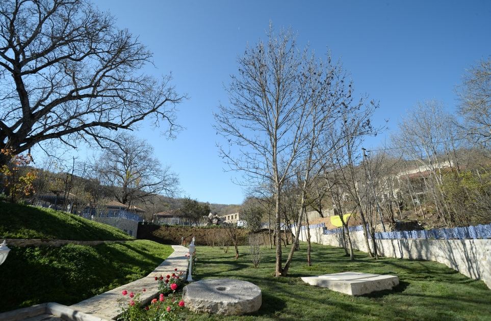 President Ilham Aliyev, First Lady Mehriban Aliyeva attend opening of Yasaman Hotel in Shusha (PHOTO)