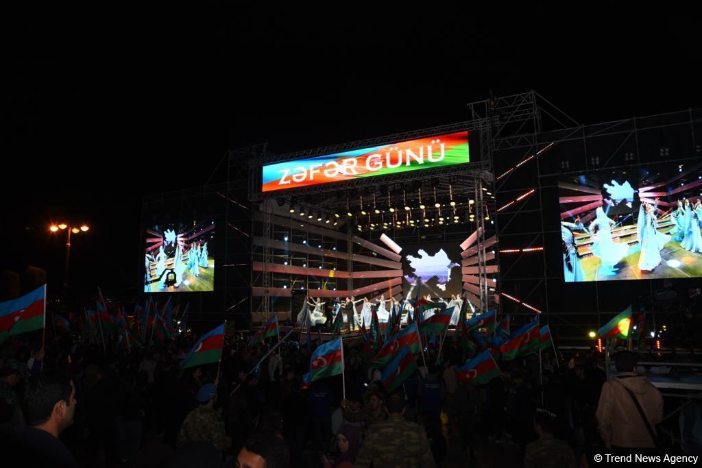 Baku organizes concert in honor of Victory anniversary in Second Karabakh War (PHOTO/VIDEO)