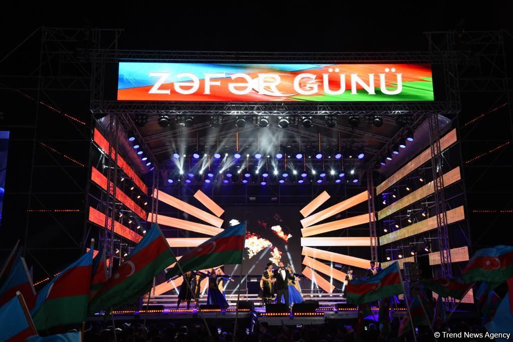 Baku organizes concert in honor of Victory anniversary in Second Karabakh War (PHOTO/VIDEO)