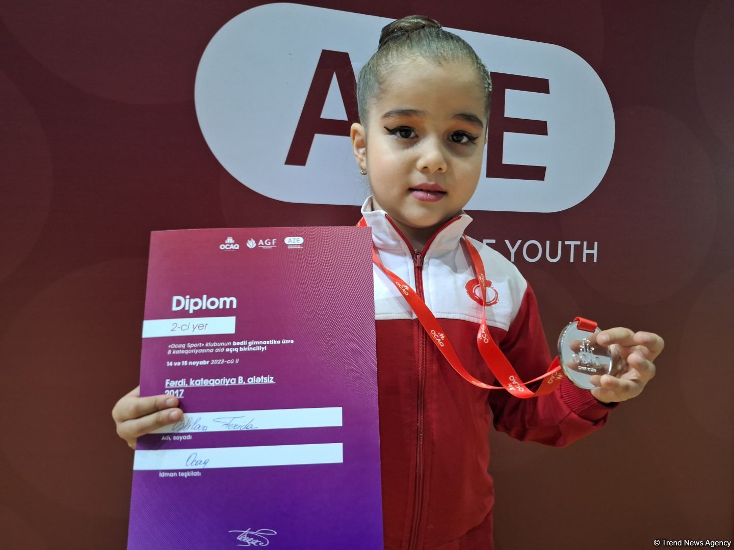 Azerbaijani silver medalist of Ojag Sports club contest to treat medal as apple of her eye