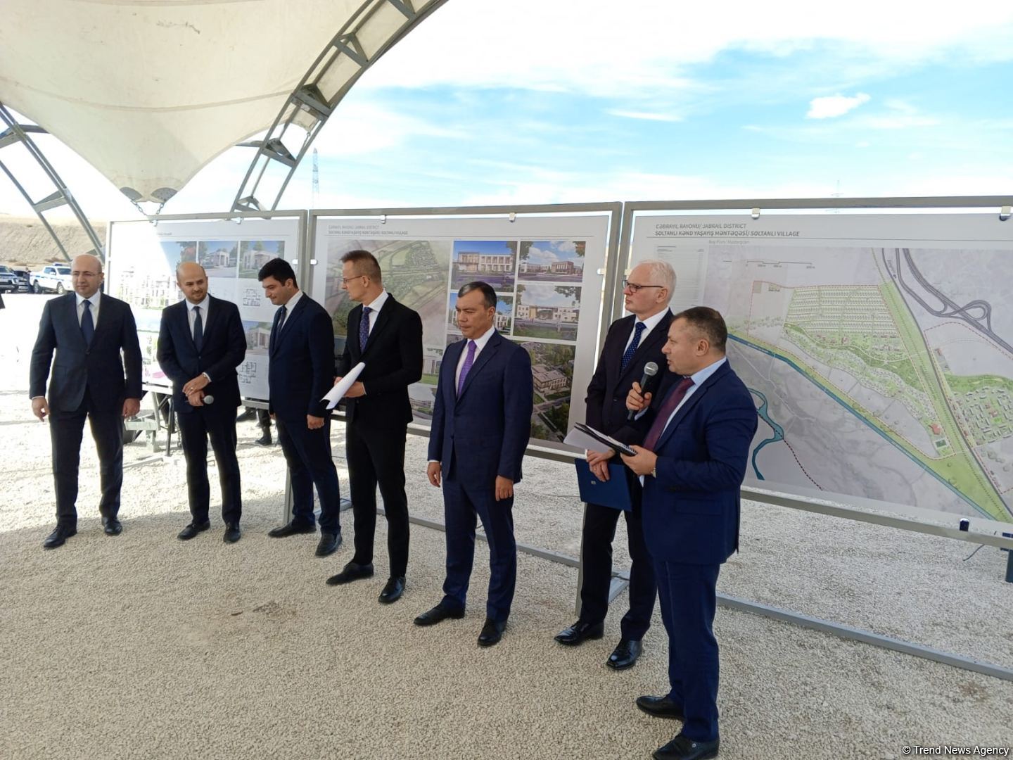 Azerbaijan holds foundation laying ceremony for Soltanli village in Jabrayil district (PHOTO)