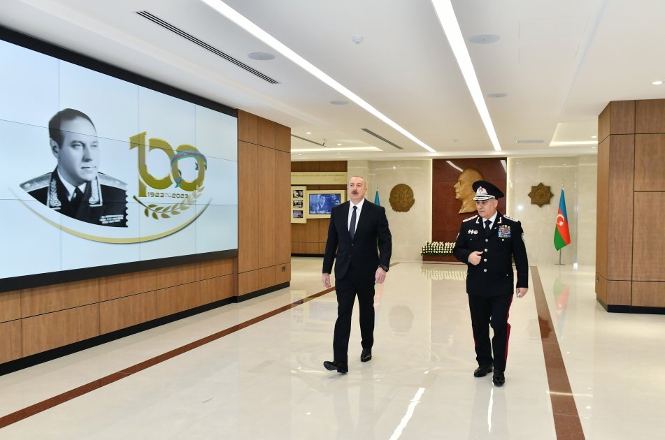 President Ilham Aliyev attends opening of new administrative buildings of State Security Service (PHOTO)