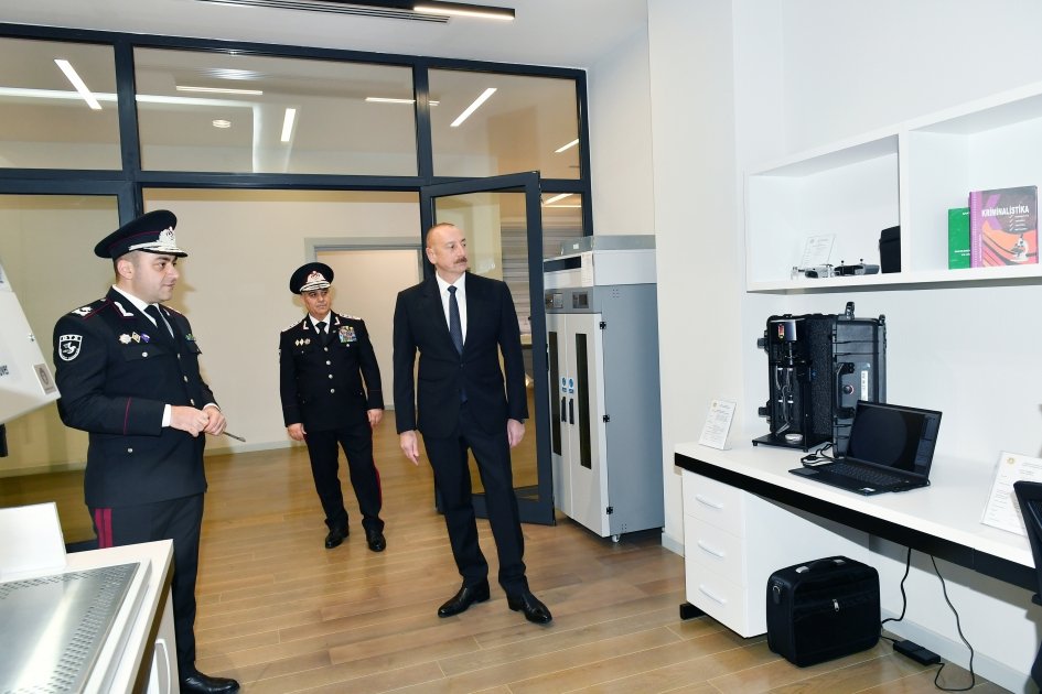 President Ilham Aliyev attends opening of new administrative buildings of State Security Service (PHOTO)