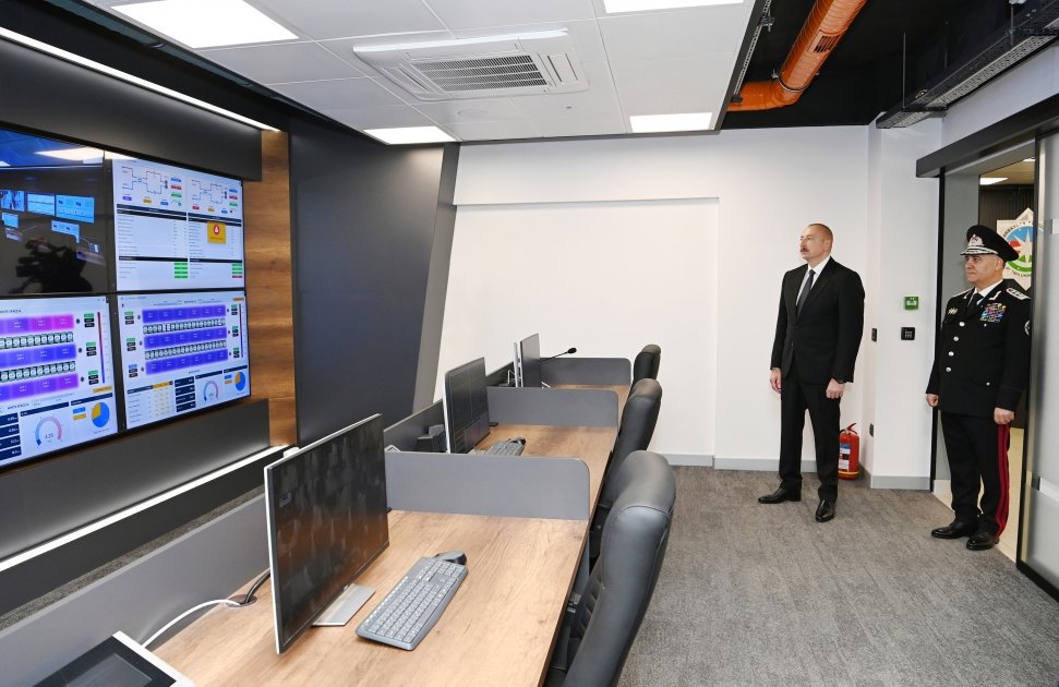 President Ilham Aliyev attends opening of new administrative buildings of State Security Service (PHOTO)