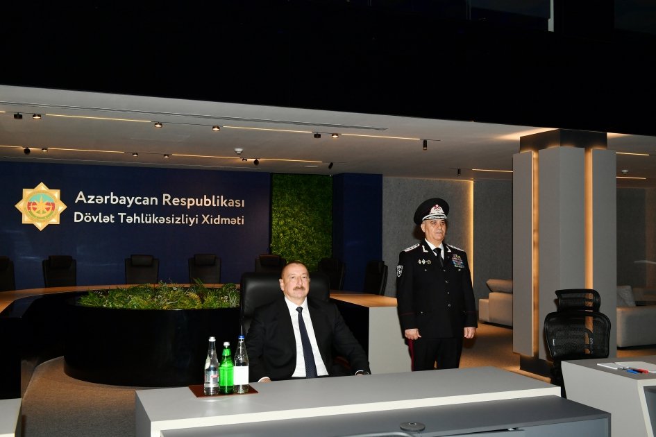 President Ilham Aliyev attends opening of new administrative buildings of State Security Service (PHOTO)