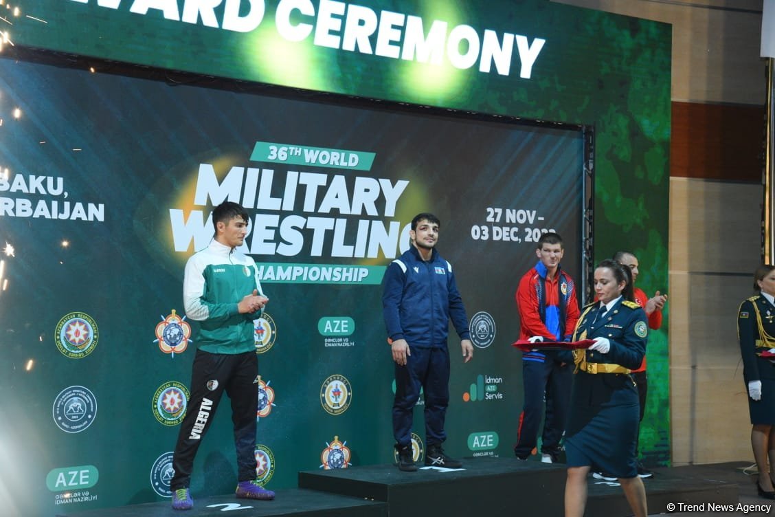 Azerbaijani wrestlers claim five more world medals in Baku (PHOTO)