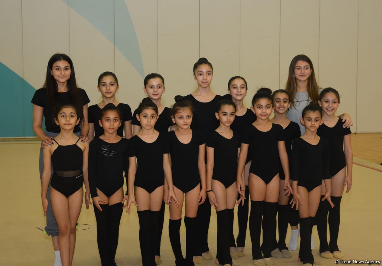 Young gymnasts from Azerbaijan's Kurdamir, Shirvan training in Baku (PHOTO)