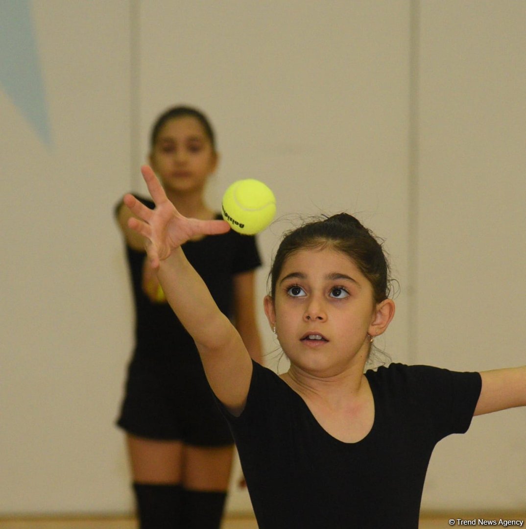 Young gymnasts from Azerbaijan's Kurdamir, Shirvan training in Baku (PHOTO)