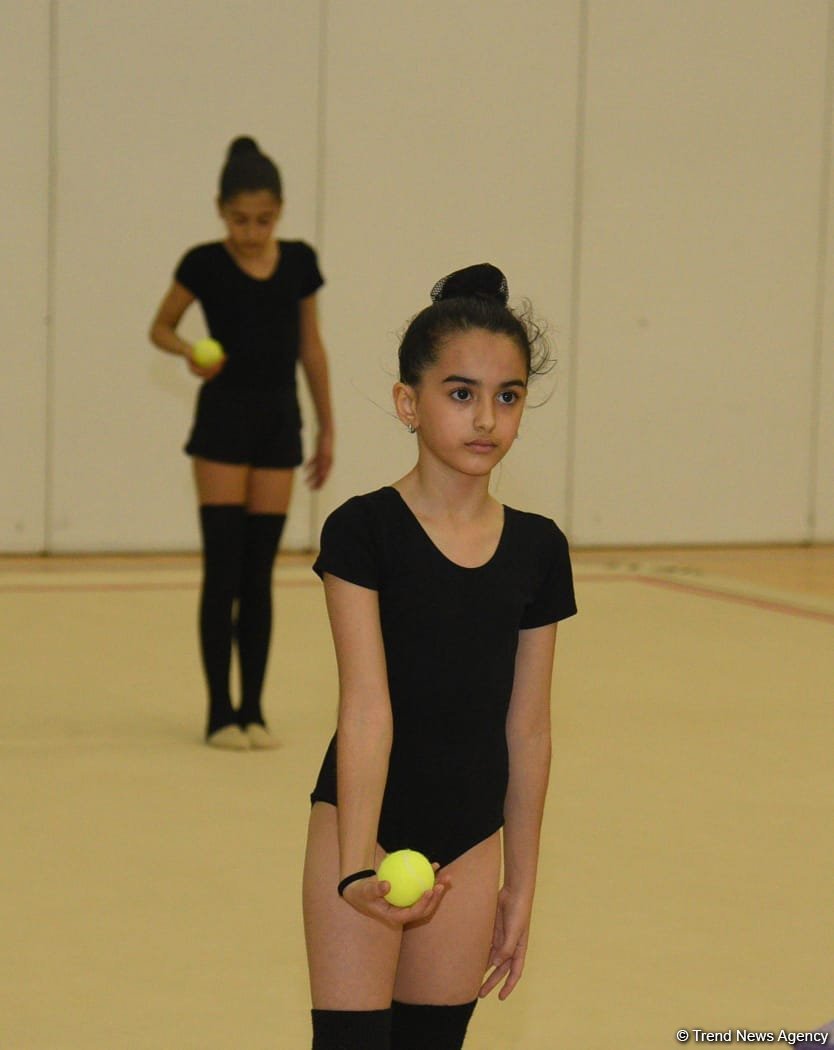 Young gymnasts from Azerbaijan's Kurdamir, Shirvan training in Baku (PHOTO)