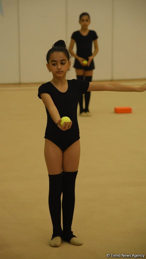 Young gymnasts from Azerbaijan's Kurdamir, Shirvan training in Baku (PHOTO)