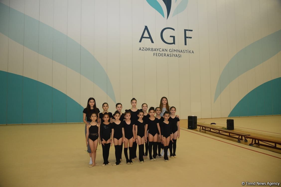 Young gymnasts from Azerbaijan's Kurdamir, Shirvan training in Baku (PHOTO)