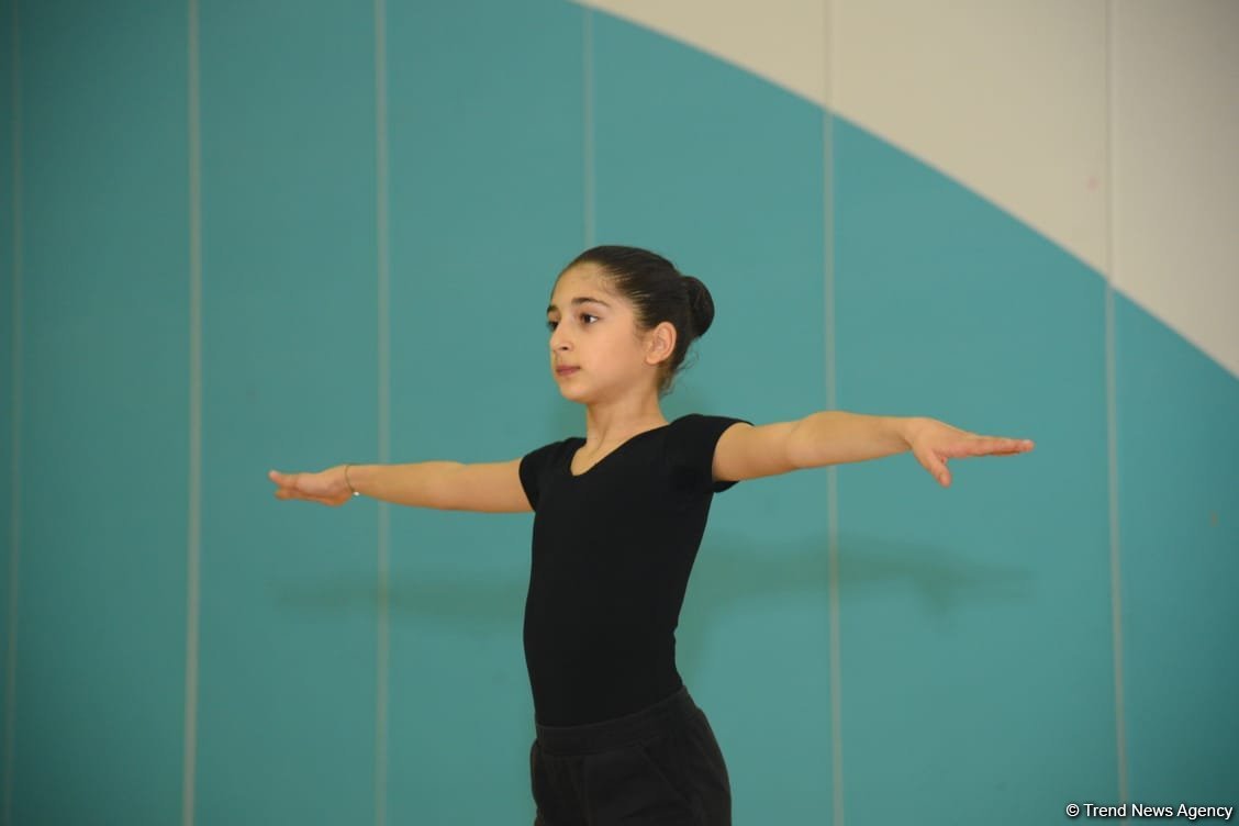 Young gymnasts from Azerbaijan's Kurdamir, Shirvan training in Baku (PHOTO)