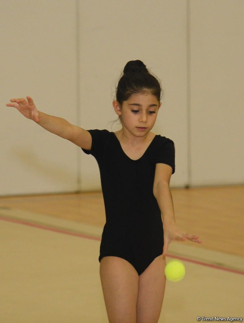 Young gymnasts from Azerbaijan's Kurdamir, Shirvan training in Baku (PHOTO)