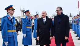 President Ilham Aliyev concludes his working visit to Serbia (PHOTO)