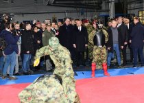 President Ilham Aliyev, President Aleksandar Vučić view military equipment and facilities (PHOTO)