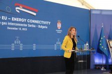 President Ilham Aliyev attends inauguration ceremony of Serbia-Bulgaria gas interconnector (PHOTO/VIDEO)